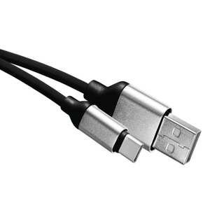 Emos kabel Sm7025bl Usb 2.0 A/m - C/m, 1m, černý