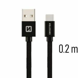 Swissten kabel Kabel Textile Micro Usb 0,2 M B