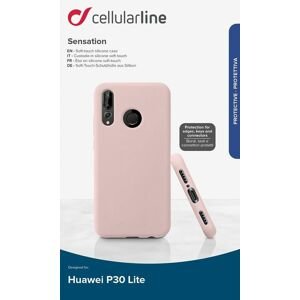 pouzdro na mobil Pouzdro Cellularline Sensation Huawei P30 Lite růžové
