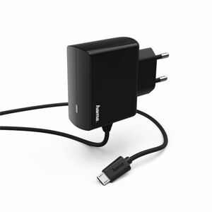 Hama nabíječka pro mobil síťová nabíječka s kabelem, micro Usb, 2,4 A