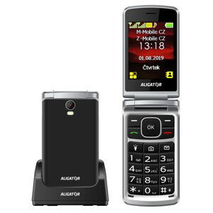 Aligator mobilní telefon V710 Senior černá