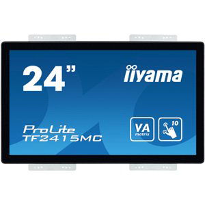 Lcd monitor 24" iiyama Tf2415mc-b2: Va, Fullhd, capacitive, 10P, 350cd/m2, Vga, Dp, Hdmi, černý