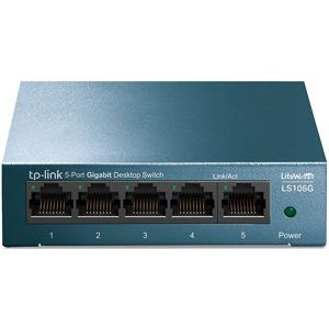 Tp-link switch Ls105g 5xGigabit Desktop Switch fanless