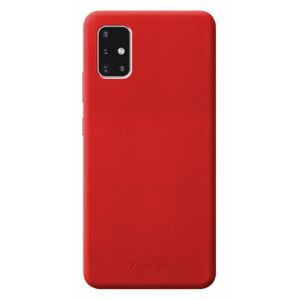 Cellularline pouzdro na mobil Ochranný silikonový kryt Sensation pro Samsung Galaxy A51 Sensationgala51r, červený