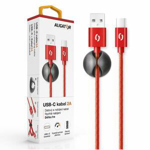 Aligator kabel Datový kabel premium 2A, Usb-c (DATKP12)