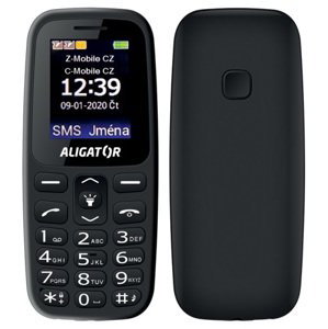 Aligator mobilní telefon A220 Senior Dual Sim černý