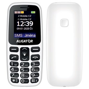 Aligator mobilní telefon A220 Senior Dual Sim bílý