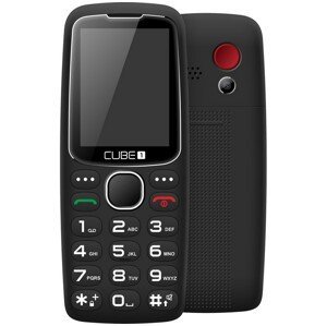 Cube1 mobilní telefon S300 Senior černý