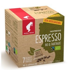Julius Meinl Kompostovatelné kapsle Inspresso Bio & Fairtrade 10 ks