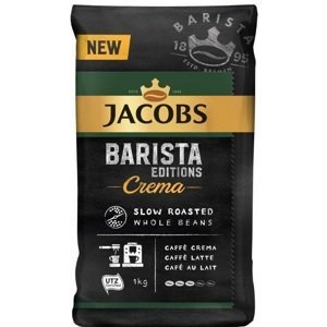 Jacobs Barista Crema, zrnková káva, 1000g