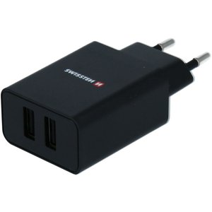 Swissten Smart nabíječka pro mobil Ic 2x Usb 2,1A Power Bk 22033000