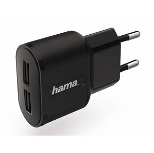 Hama nabíječka pro mobil 183227 síťová nabíječka 2x Usb 2,4 A