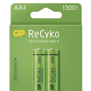 Gp nabíjecí baterie Recyko 1300 Aa (HR6), 2 ks