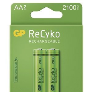 Gp nabíjecí baterie Recyko 2100 Aa (HR6), 2 ks