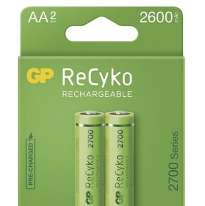 Gp nabíjecí baterie Recyko 2600 mAh Aa (HR6), 2 ks