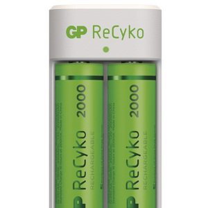 Gp Eco nabíječka baterií E211 + 2× Aa Recyko 2000