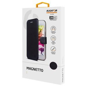 pouzdro na mobil Pouzdro Aligator Magnetto Huawei P40 Lite, Black