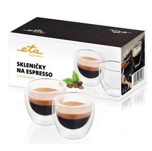 Skleničky na espresso Eta 4181 91000 sklo