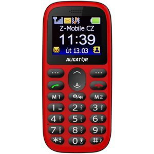 Aligator mobilní telefon A510 Senior Red