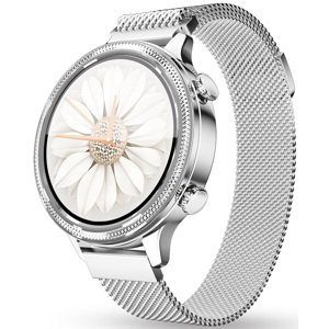 Aligator chytré hodinky Watch Lady stříbrné
