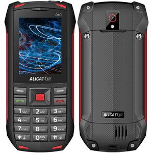 Aligator mobilní telefon R40 eXtremo, černo-červená