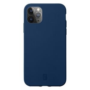 pouzdro na mobil Ochranný silikonový kryt Cellularline Sensation pro Apple iPhone 12/12 Pro, navy blue