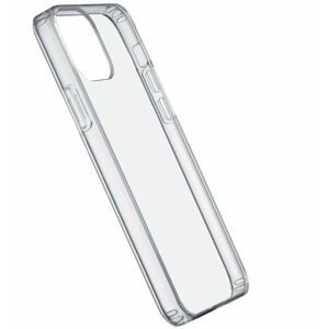pouzdro na mobil Zadní kryt s ochranným rámečkem Cellularline Clear Duo pro iPhone 12 mini, transparentní