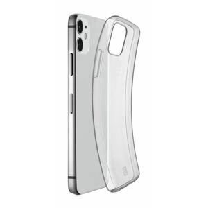 pouzdro na mobil Extratenký zadní kryt Cellularline Fine pro Apple iPhone 12 mini, transparentní