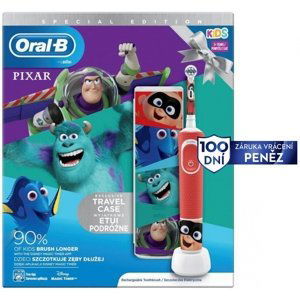 Oral-b elektrický zubní kartáček Vitality D100 Kids Pixar + cestovní pouzdro