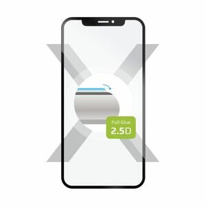 tvrzené sklo pro mobilní telefon Ochranné tvrzené sklo Fixed Full-cover pro Samsung Galaxy A02s, lepení přes celý displej, černé