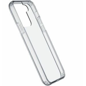 pouzdro na mobil Zadní čirý kryt s ochranným rámečkem Cellularline Clear Duo pro Samsung Galaxy S21, transparentní