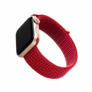 Nylonový řemínek Fixed Nylon Strap pro Apple Watch 40mm/ Watch 38mm, červený