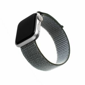 Nylonový řemínek Fixed Nylon Strap pro Apple Watch 42/44/45/49mm, olivový