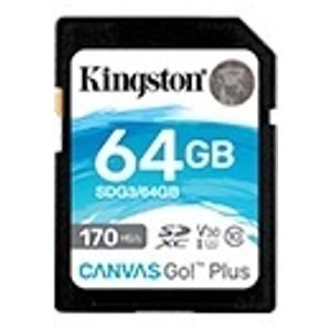Kingston paměťová karta U3 V30 170/70MB/s 64Gb Sdxc