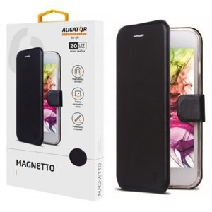 pouzdro na mobil Pouzdro Aligator Magnetto Samsung A12 (5G), Black