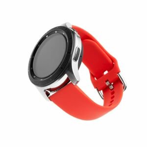 Řemínek Fixed Silicone Strap 22mm na smartwatch červený (FIXSST-22MM-RD)