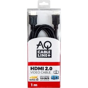 Aq Hdmi kabel Bvh010 - Hdmi 2.0 kabel 4K/uhd - 1,0 m