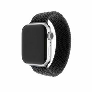 Elastický nylonový řemínek Fixed Nylon Strap pro Apple Watch 42/44mm, velikost Xs, černý