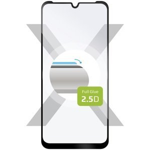 tvrzené sklo pro mobilní telefon Ochranné tvrzené sklo Fixed Full-cover pro Motorola Moto E6i, lepení přes celý displej, černé