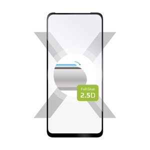 tvrzené sklo pro mobilní telefon Ochranné tvrzené sklo Fixed Full-cover pro Vivo Y70, lepení přes celý displej, černé