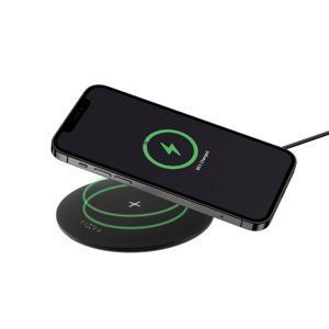nabíječka pro mobil Podložka pro rychlé bezdrátové nabíjení telefonu Fixed Slimpad, 15W, černá