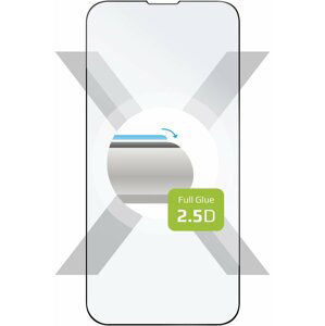 tvrzené sklo pro mobilní telefon Ochranné tvrzené sklo Fixed Full-cover pro iPhone 13/13 Pro, lepení přes celý displej, černé