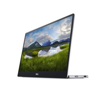 Dell Lcd monitor 210-AZZZ Led monitor, přenosný, 14", Ips, 1920x1080, 16:9, 700:1, 6ms, 300cd/m2, 2x Usb typ C, energ. tř. B, stříbrný, 3Y Basic on-si