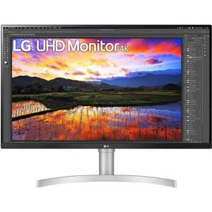 Lg Lcd monitor 32Un650-w.aeu Led monitor, 31,5", Ips, 3840x2160, 16:9, 5ms, 350cd/m2, 2x Hdmi, 1x Displayport, repro, bílý, energ. třída G