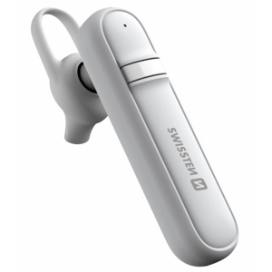 Swissten handsFree Bluetooth Headset Caller Bílý