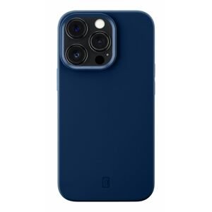 pouzdro na mobil Ochranný silikonový kryt Cellularline Sensation pro Apple iPhone 13 Pro, modrý