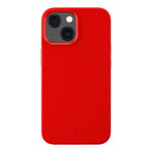 pouzdro na mobil Ochranný silikonový kryt Cellularline Sensation pro Apple iPhone 13 Mini, červený