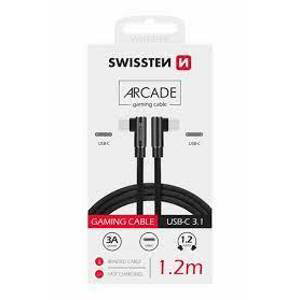 Swissten kabel kabel Arcade Usb-c/usb-c 1,2m, černá