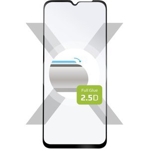 tvrzené sklo pro mobilní telefon Ochranné tvrzené sklo Fixed Full-cover pro Realme C11 (2021), lepení přes celý displej, černé