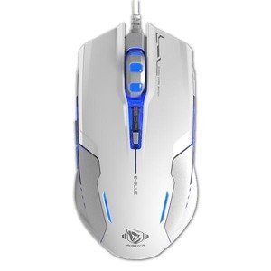 E-blue myš Myš Auroza G, 3000Dpi, bílá, herní